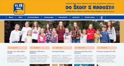 Desktop Screenshot of 11zsmost.cz
